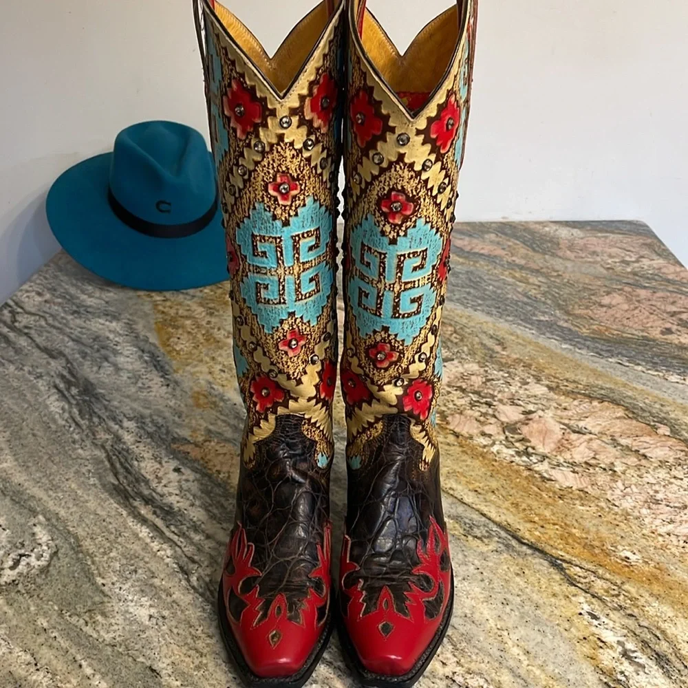 KURTMAN Handmade leather boots very unique - Picture 5 of 14